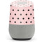 Pink and Black Polka Dots Google Home Skin