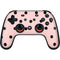 Pink and Black Polka Dots Google Stadia Controller Skin
