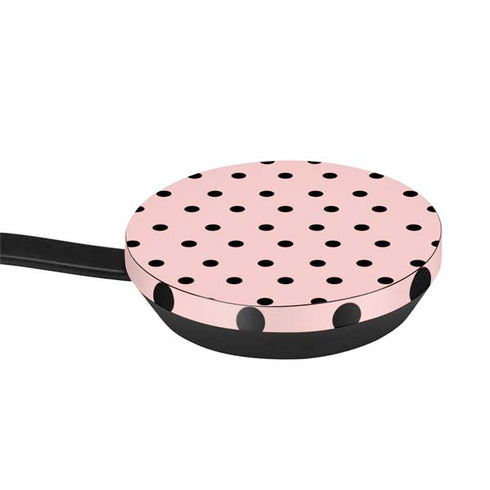 Pink and Black Polka Dots Google Stadia Controller Skin