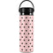Pink and Black Polka Dots Hydro Flask 20oz Wide Mouth Skin