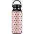 Pink and Black Polka Dots Hydro Flask 32oz Wide Mouth Skin