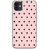 Pink and Black Polka Dots iPhone 11 Clear Case