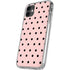 Pink and Black Polka Dots iPhone 11 Clear Case