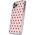 Pink and Black Polka Dots iPhone 11 Pro Clear Case