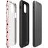 Pink and Black Polka Dots iPhone 11 Pro Max Impact Case