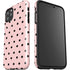 Pink and Black Polka Dots iPhone 11 Pro Max Impact Case