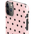 Pink and Black Polka Dots iPhone 11 Pro Max Lite Case