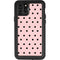 Pink and Black Polka Dots iPhone 11 Pro Waterproof Case