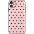 Pink and Black Polka Dots iPhone 11 Skin