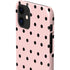 Pink and Black Polka Dots iPhone 12 Mini Lite Case