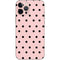 Pink and Black Polka Dots iPhone 12 Pro Max Skin
