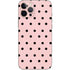 Pink and Black Polka Dots iPhone 12 Pro Max Skin