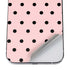 Pink and Black Polka Dots iPhone 12 Pro Skin