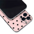 Pink and Black Polka Dots iPhone 12 Pro Skin