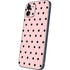 Pink and Black Polka Dots iPhone 12 Skin