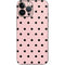 Pink and Black Polka Dots iPhone 13 Pro Max Skin