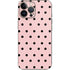 Pink and Black Polka Dots iPhone 13 Pro Max Skin
