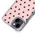 Pink and Black Polka Dots iPhone 14 Plus MagSafe Case