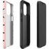 Pink and Black Polka Dots iPhone 14 Pro Max Impact Case