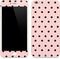 Pink and Black Polka Dots iPhone 6/6s Plus Skin