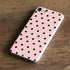 Pink and Black Polka Dots iPhone 7 Skin