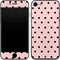 Pink and Black Polka Dots iPhone 8 Skin