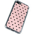Pink and Black Polka Dots iPhone SE (2nd & 3rd Gen) Clear Case