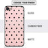 Pink and Black Polka Dots iPhone SE (2nd & 3rd Gen) Skin