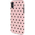 Pink and Black Polka Dots iPhone X Pro Case