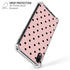 Pink and Black Polka Dots iPhone XR Clear Case