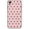 Pink and Black Polka Dots iPhone XR Skin