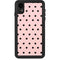 Pink and Black Polka Dots iPhone XR Waterproof Case