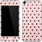 Pink and Black Polka Dots Apple iPod Skin
