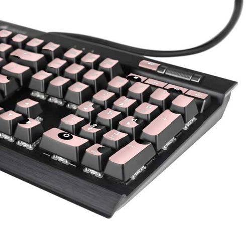 Pink and Black Polka Dots K95 RGB PLATINUM Mechanical Gaming Keyboard Skin
