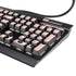 Pink and Black Polka Dots K95 RGB PLATINUM Mechanical Gaming Keyboard Skin
