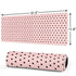 Pink and Black Polka Dots Gaming Mouse Pad