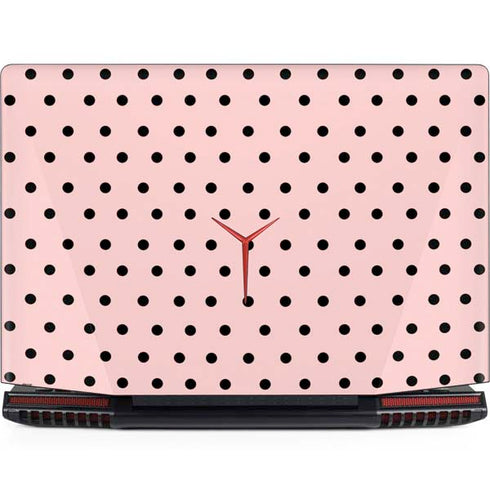 Pink and Black Polka Dots Legion Y720 Skin