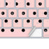 Pink and Black Polka Dots Magic Keyboard Skin