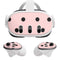 Pink and Black Polka Dots Meta Quest 3 Skin