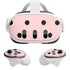 Pink and Black Polka Dots Meta Quest 3 Skin