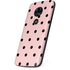 Pink and Black Polka Dots Moto E5 Play Skin