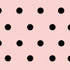 Pink and Black Polka Dots Moto E5 Play Skin