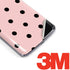 Pink and Black Polka Dots Moto E5 Plus Skin