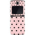 Pink and Black Polka Dots Motorola RAZR Skin