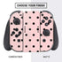 Pink and Black Polka Dots Nintendo Switch Bundle Skin