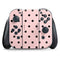 Pink and Black Polka Dots Nintendo Switch (2017-2021) Joy-Con Controller Skin