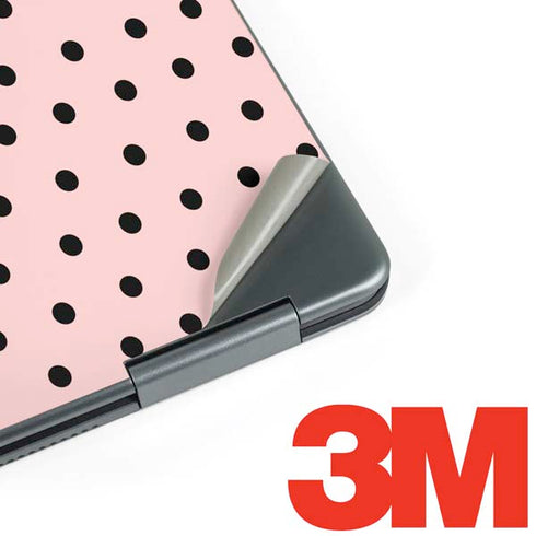 Pink and Black Polka Dots Notebook 9 Pro 13in (2017) Skin