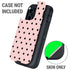 Pink and Black Polka Dots Otterbox Defender iPhone Skin