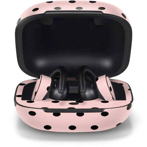 Pink and Black Polka Dots PowerBeats Pro Skin