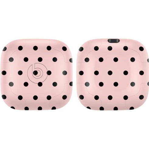 Pink and Black Polka Dots PowerBeats Pro Skin